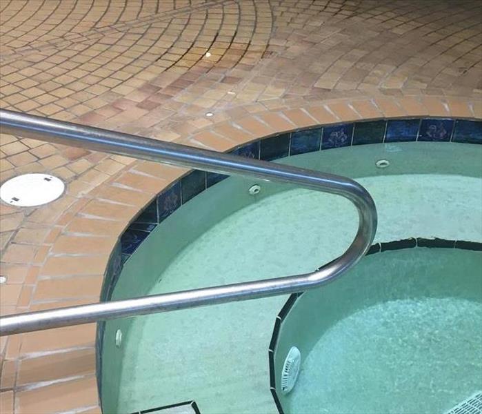 Deep cleaned swimming pool in Panama, FL