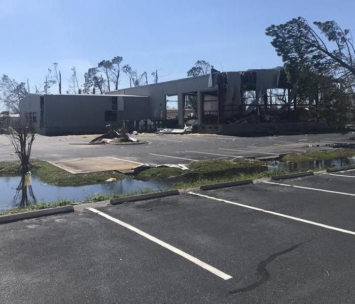 Commercial Building destroyed in Panama City