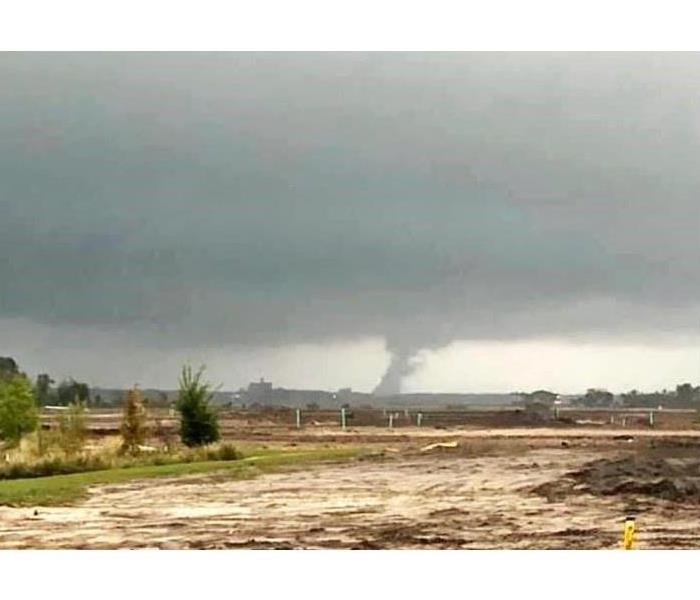 Tornado in a Bay County, Florida neighborhood